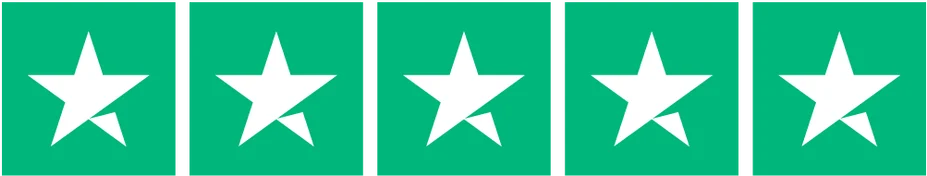 5 Trustpilot stars